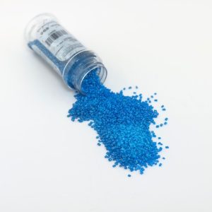 Cristales azúcar azul