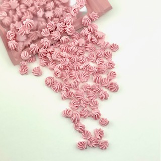 Espirales icing sugar rosa