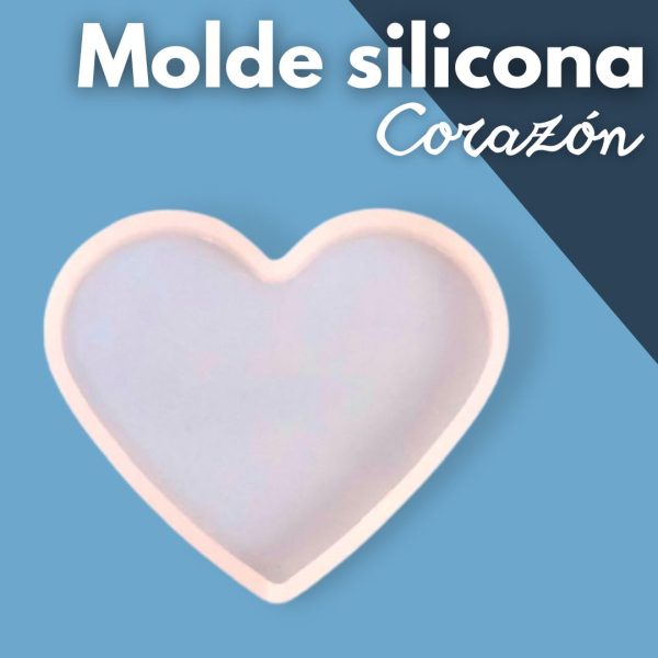 Portada molde silicona forma corazón