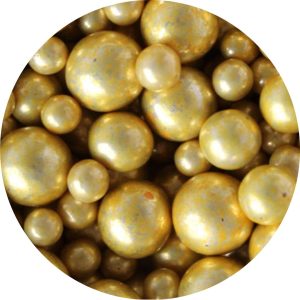 mix perlas oro metalizado 4-6-8mm