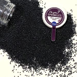 Portada sprinkles mini perlas negras