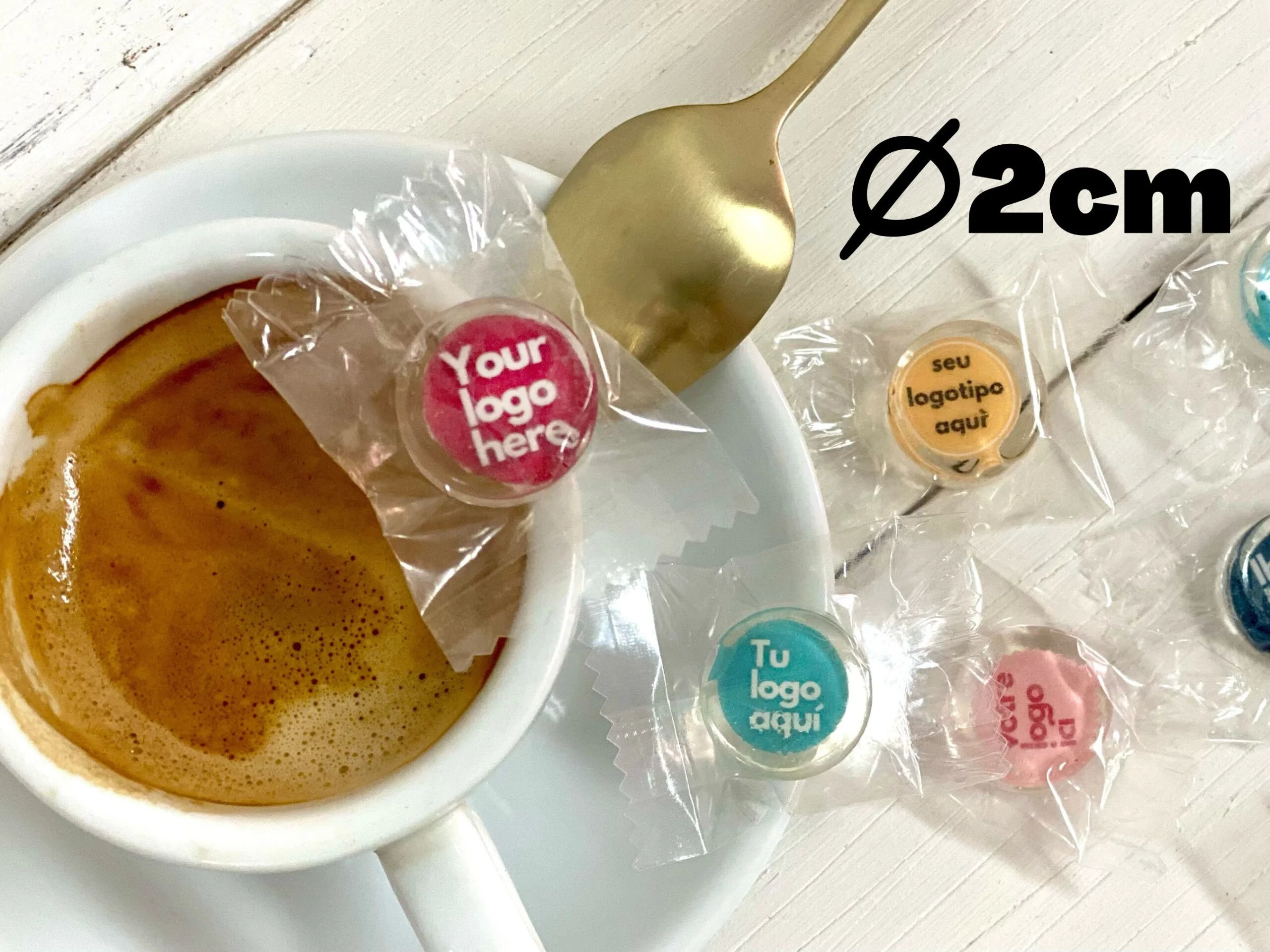 Bonbons personnalisés avec logo