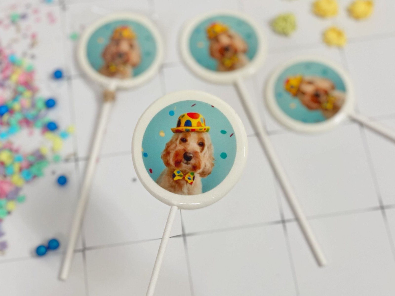 Piruletas personalizadas fotos de mascota - Imagen 2