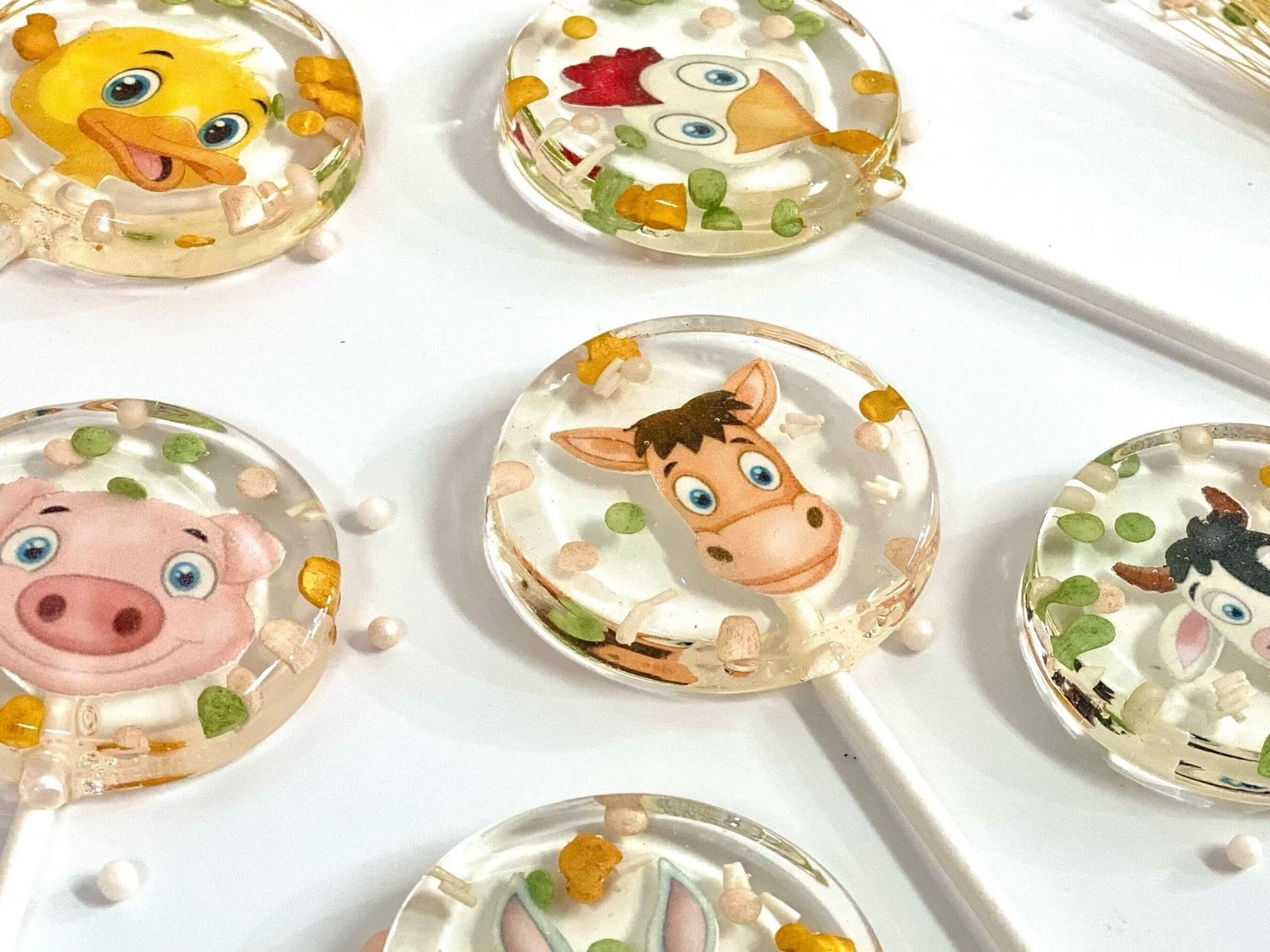 Piruletas personalizadas animales de granja - Imagen 4