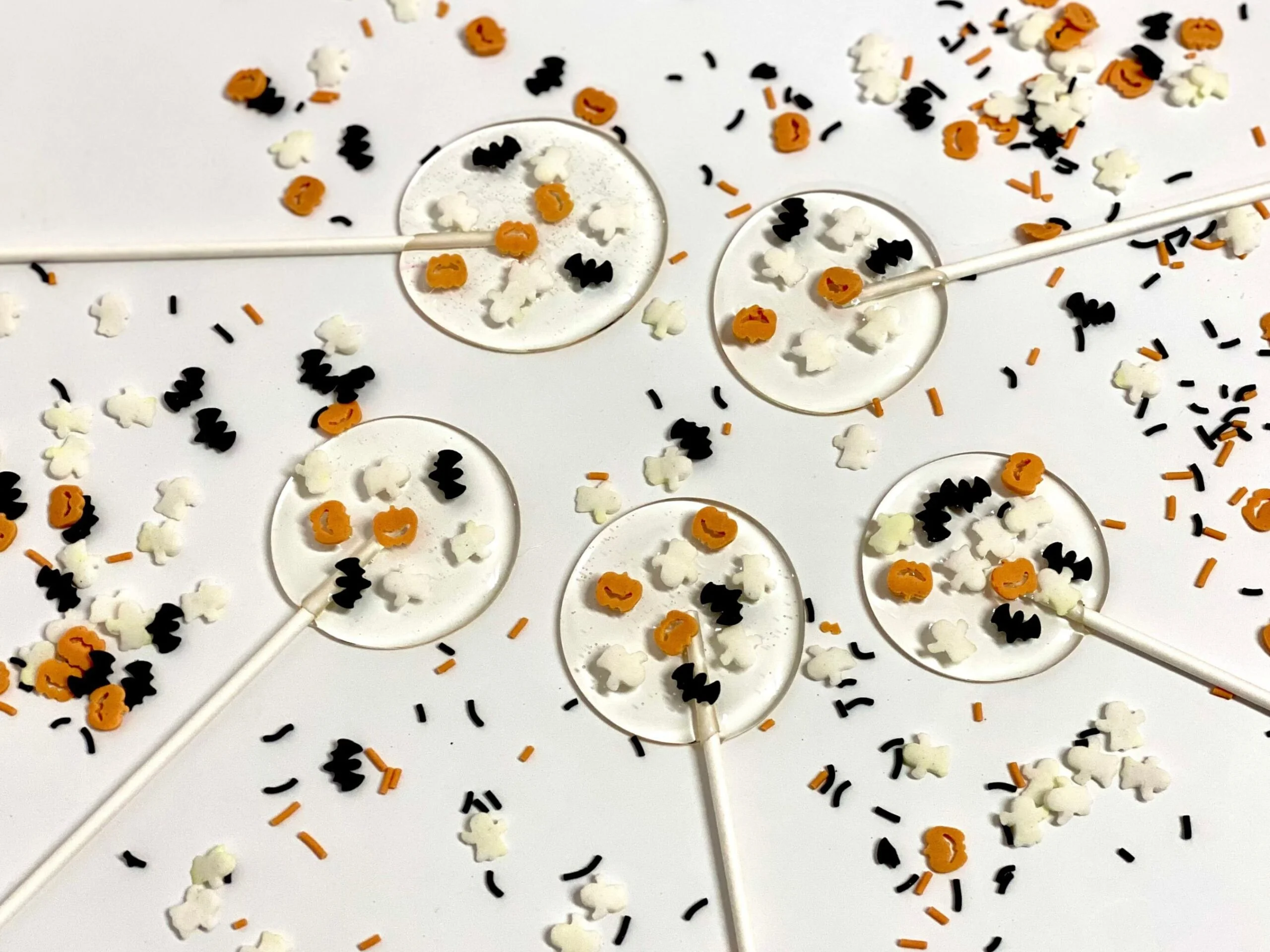 Sucettes personnalisées avec décorations pour Halloween