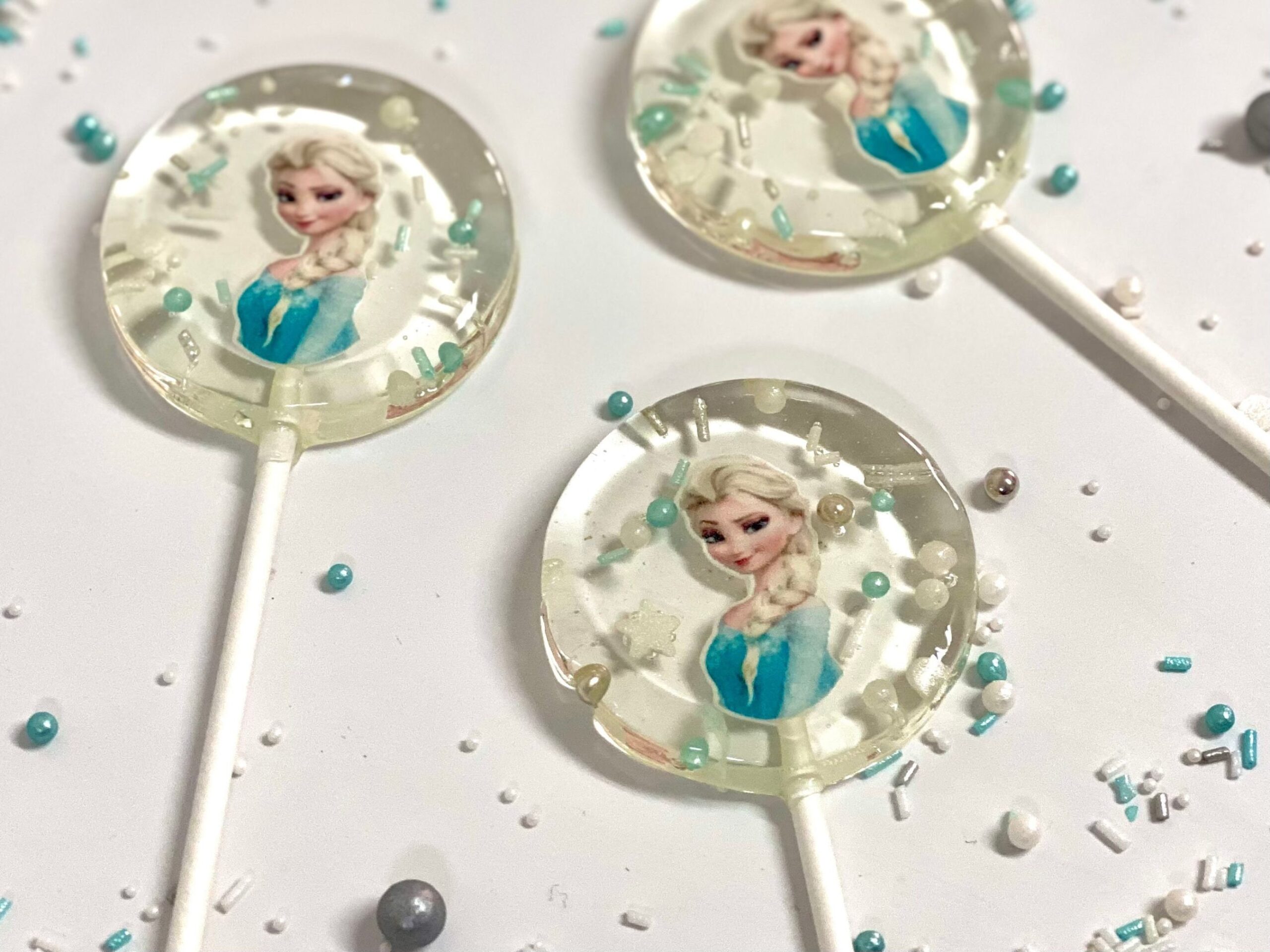 Personalisierte Lutscher Prinzessin Elsa Frozen – Bild 2