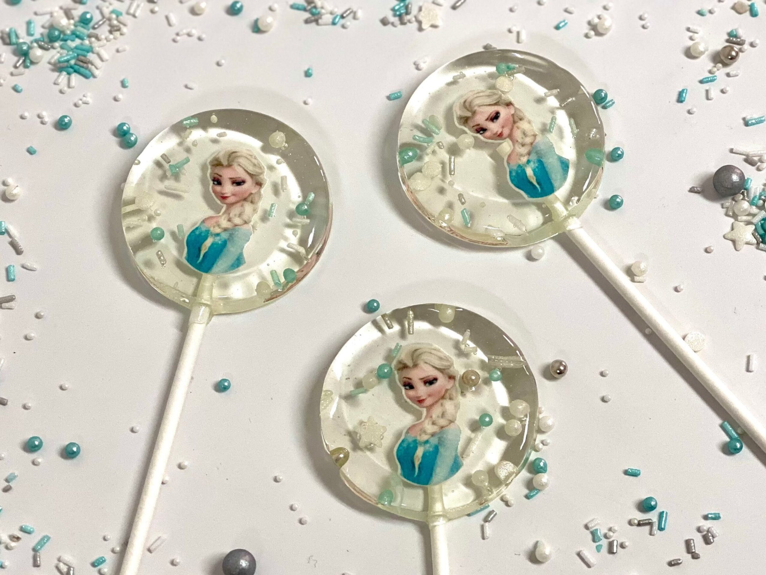 Personalisierte Lutscher Prinzessin Elsa Frozen