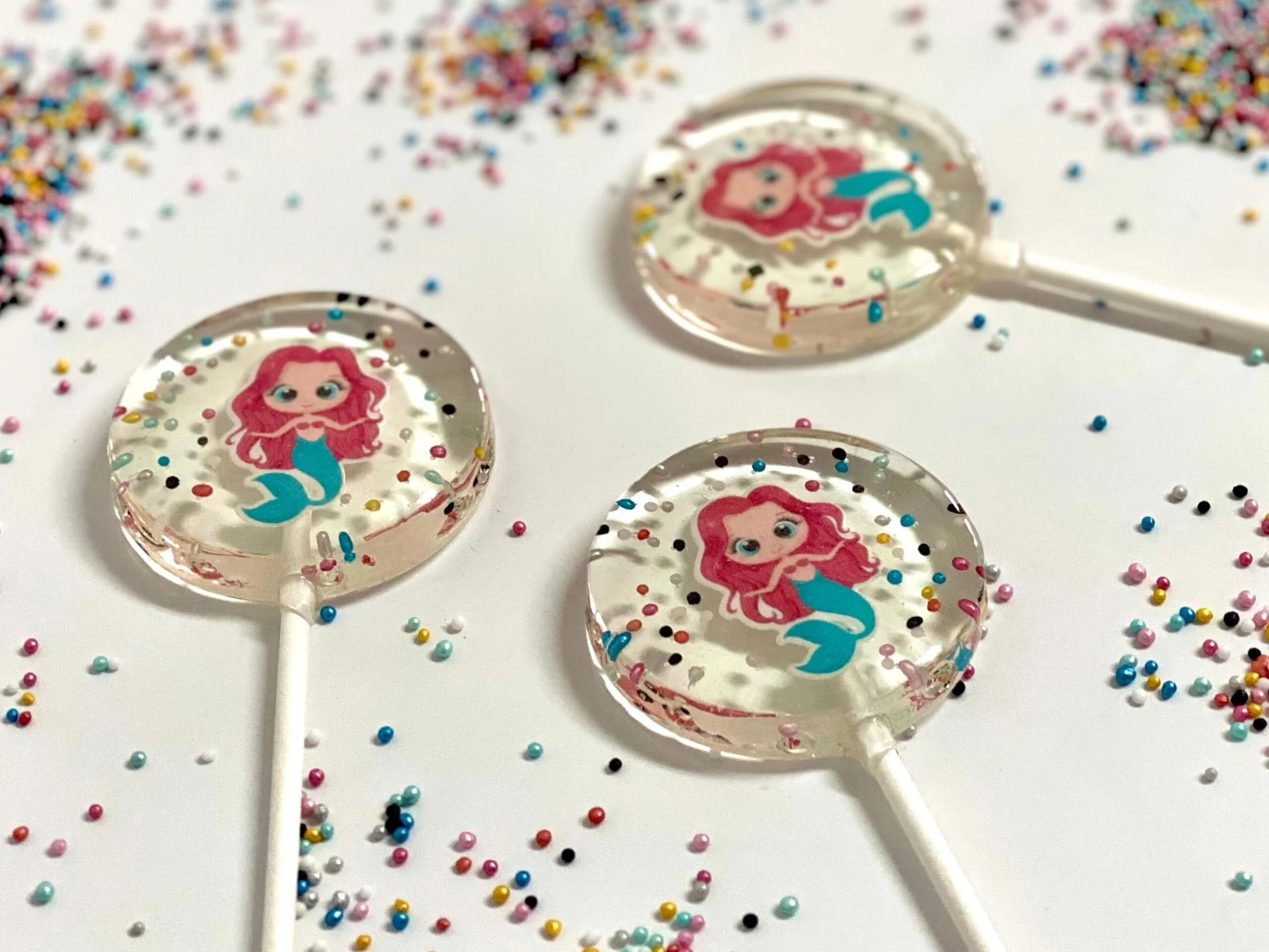 Piruletas personalizadas de sirena - Imagen 3