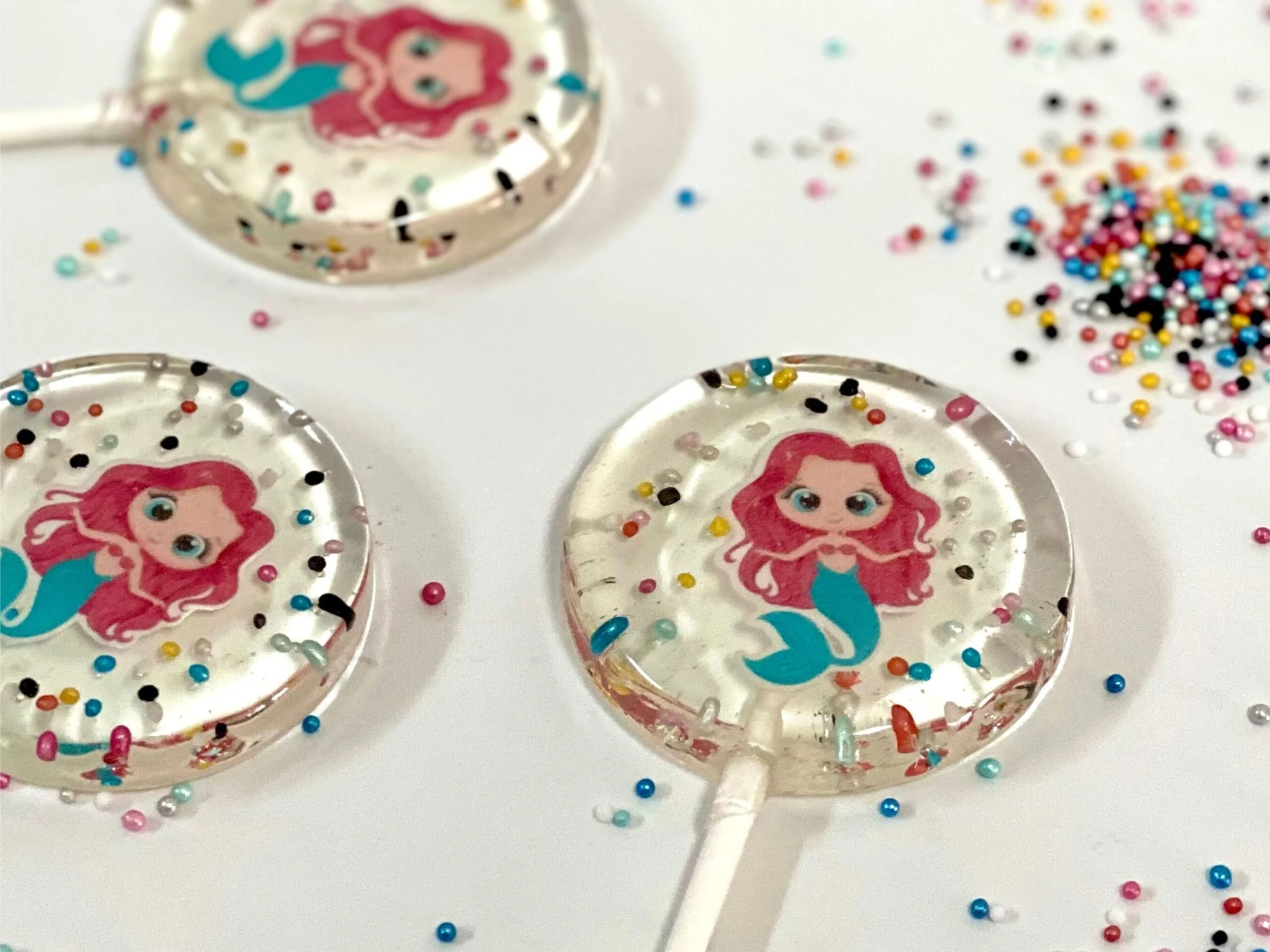 Piruletas personalizadas de sirena - Imagen 2