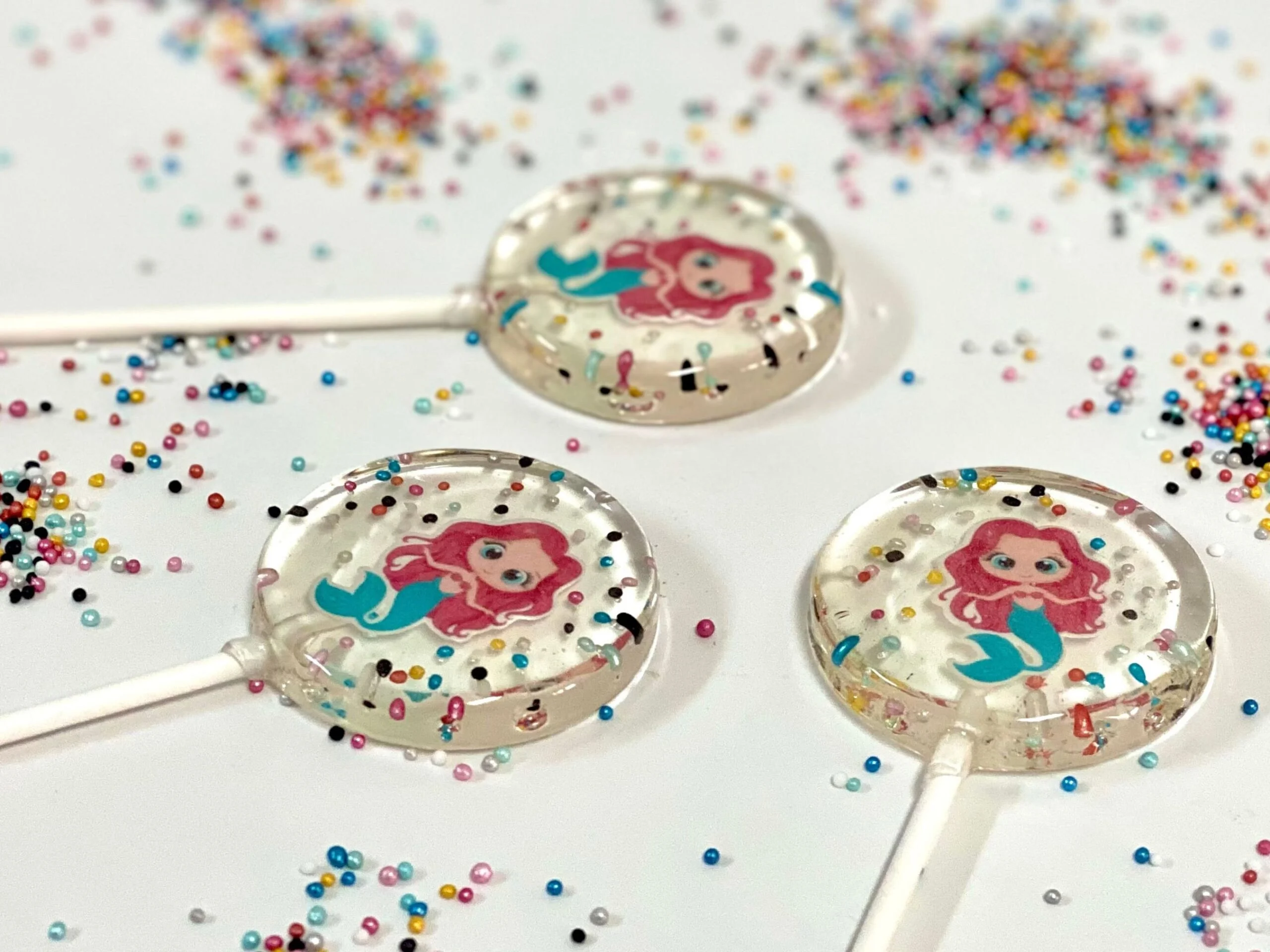 Piruletas personalizadas de sirena - Imagen 4