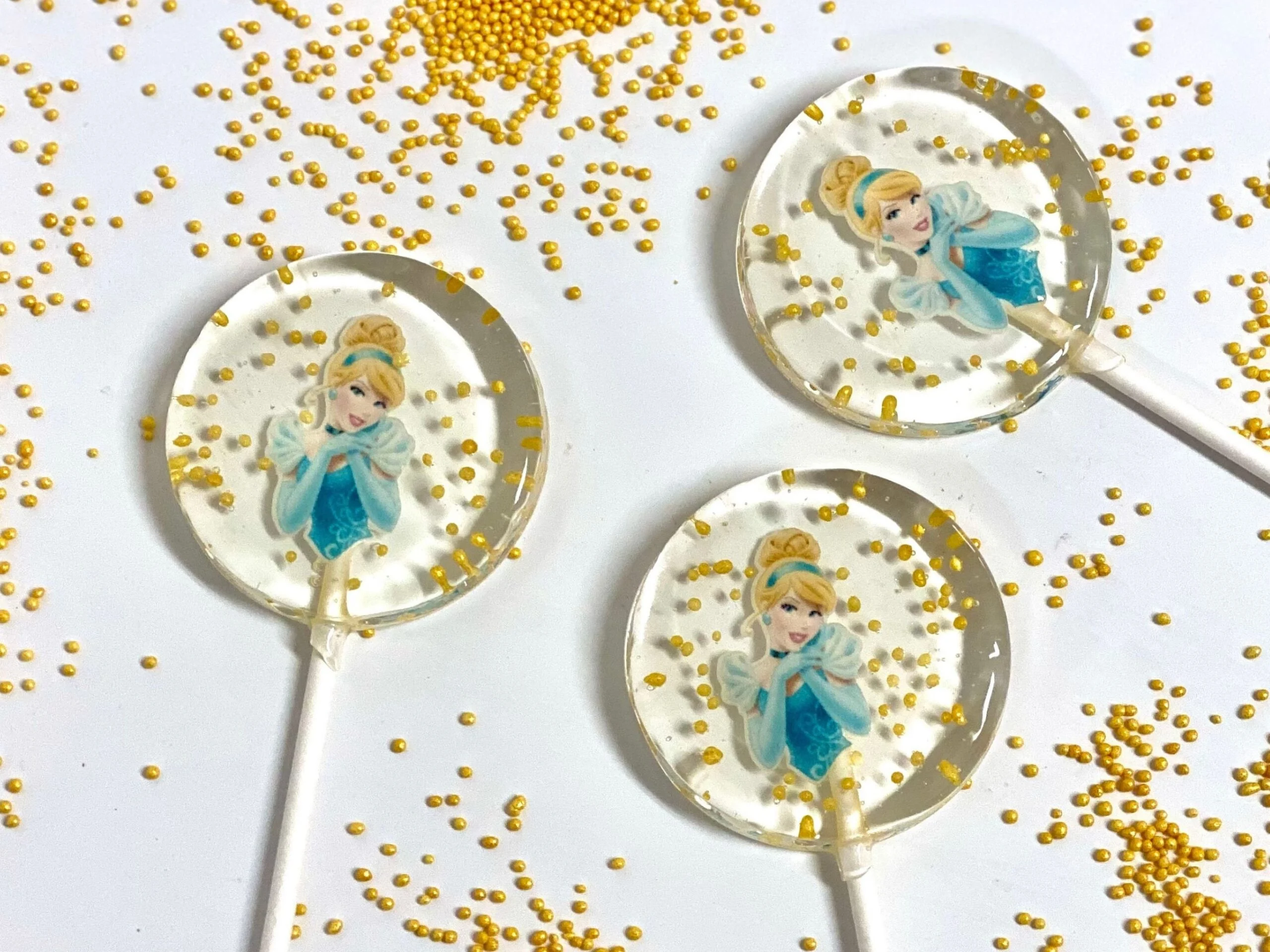 Personalized Cinderella Princess Lollipops