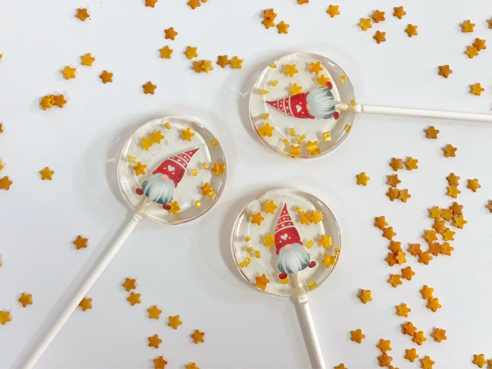 Piruletas personalizadas Gnomo navideño