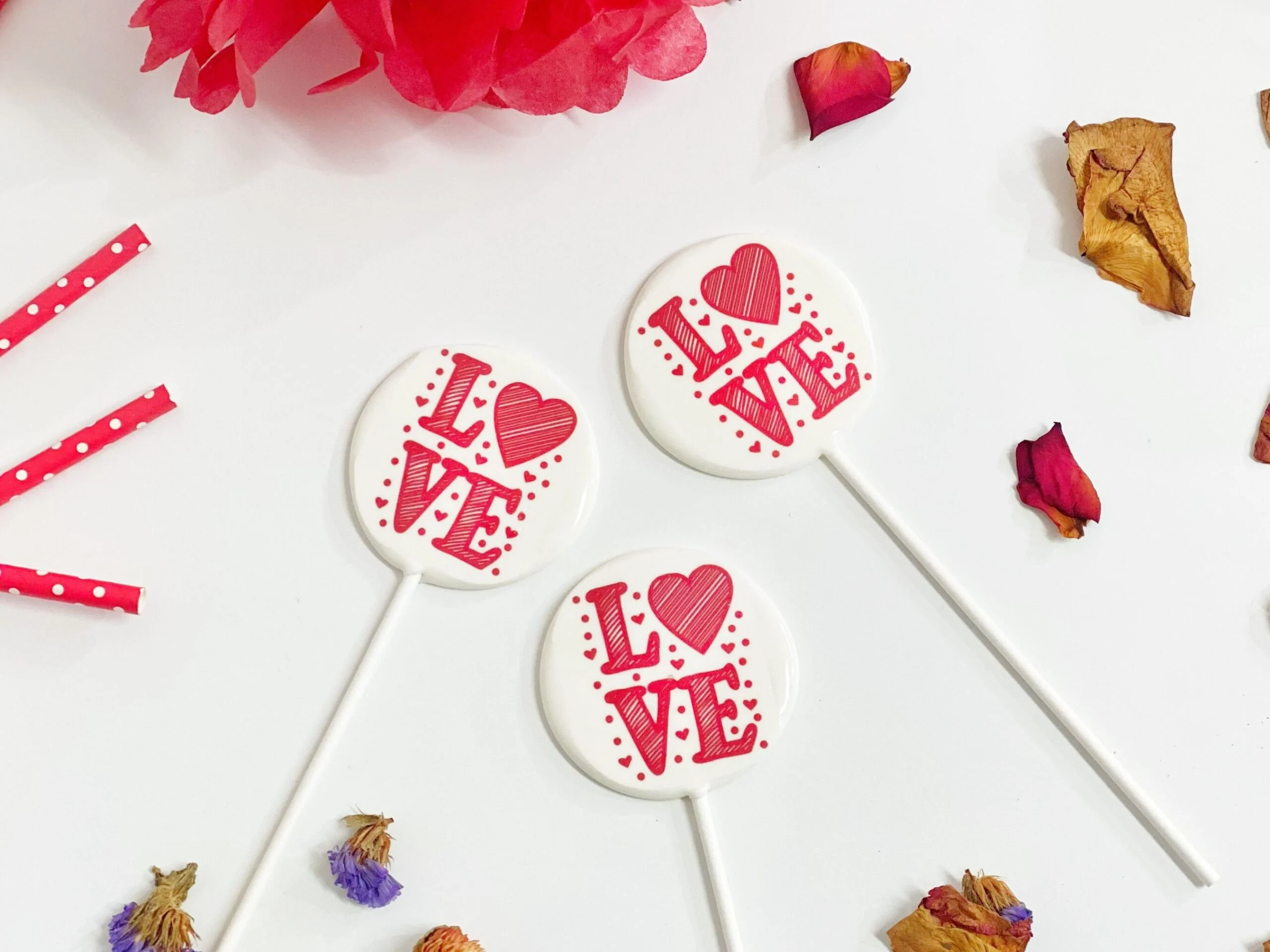 Personalized Love Valentine’s Day Lollipops