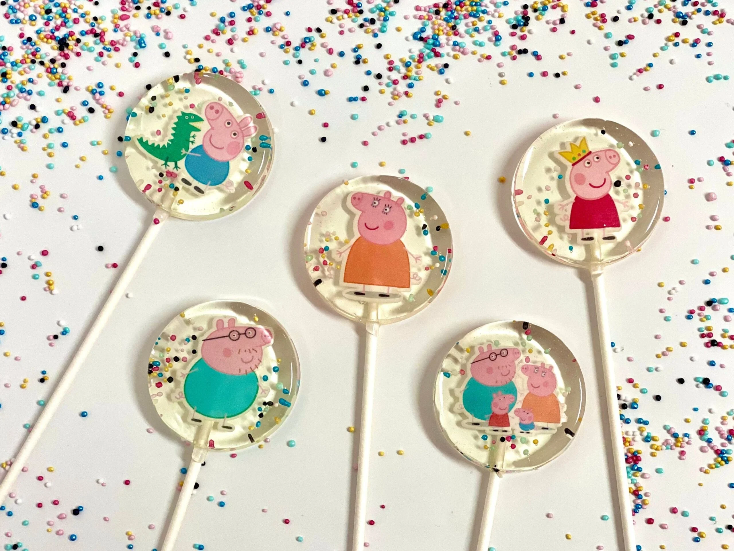Sucettes Peppa Pig personnalisées