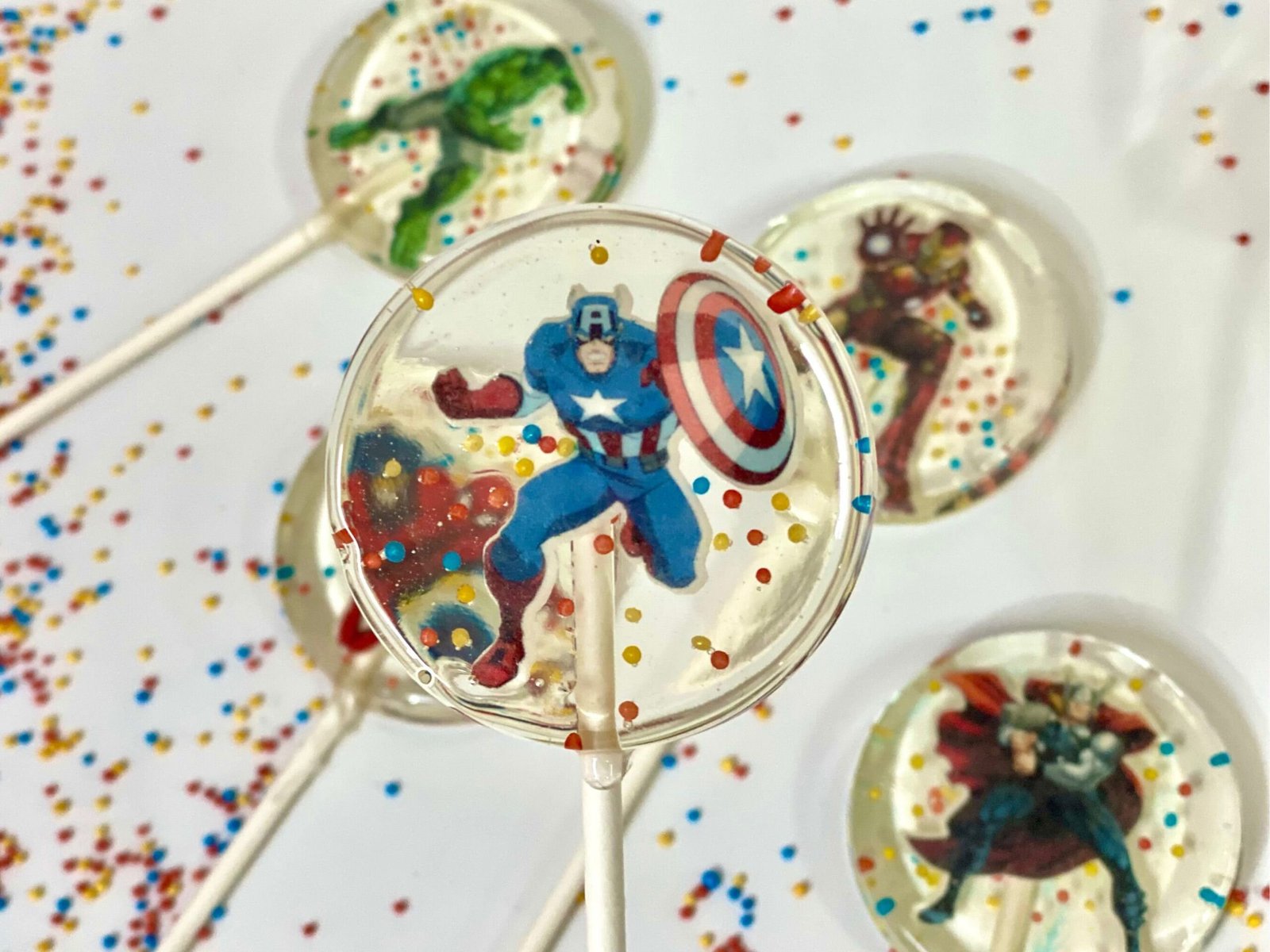 Piruletas personalizadas Marvel Superhéroes - Imagen 2