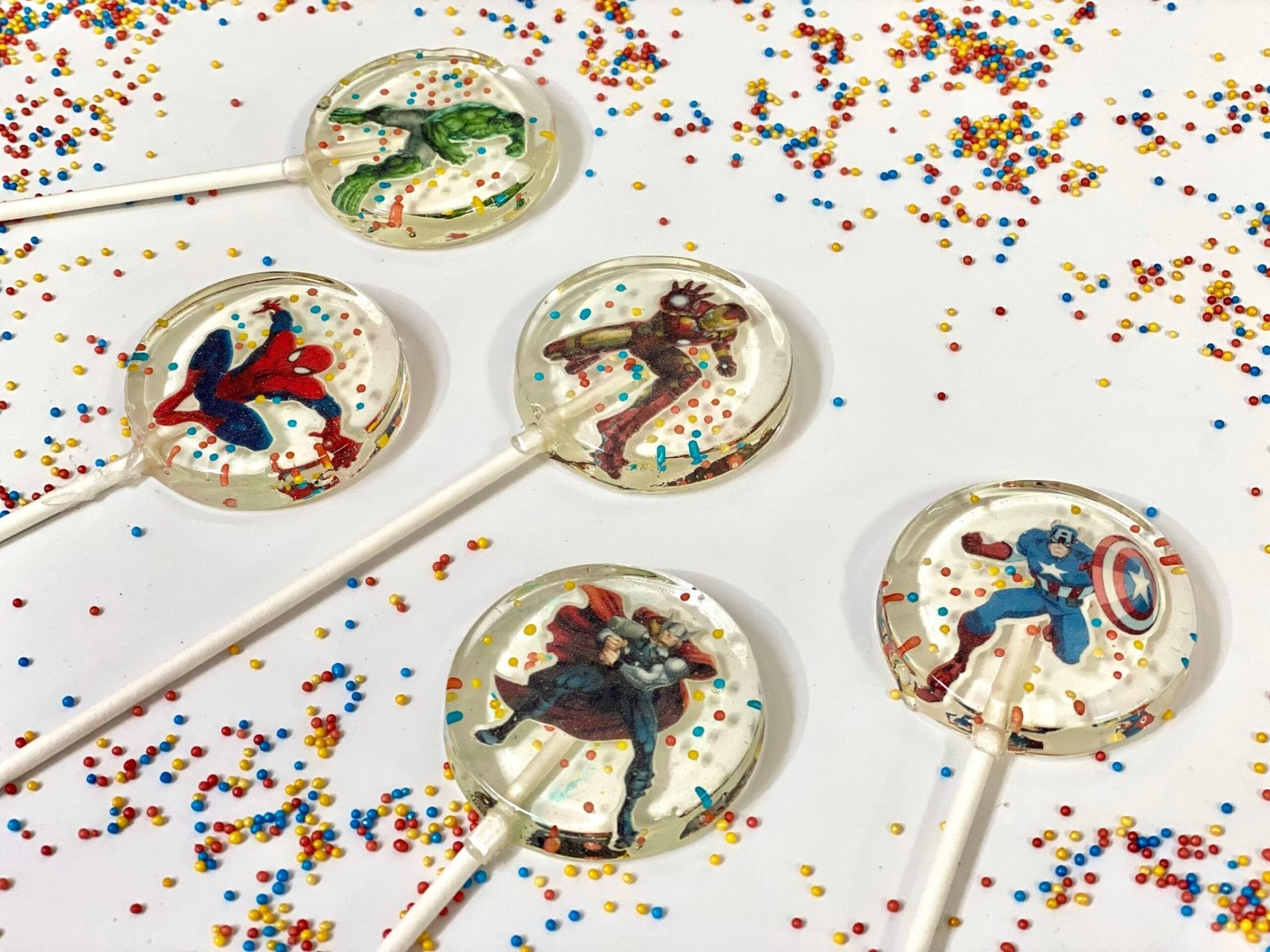 Piruletas personalizadas Marvel Superhéroes - Imagen 3