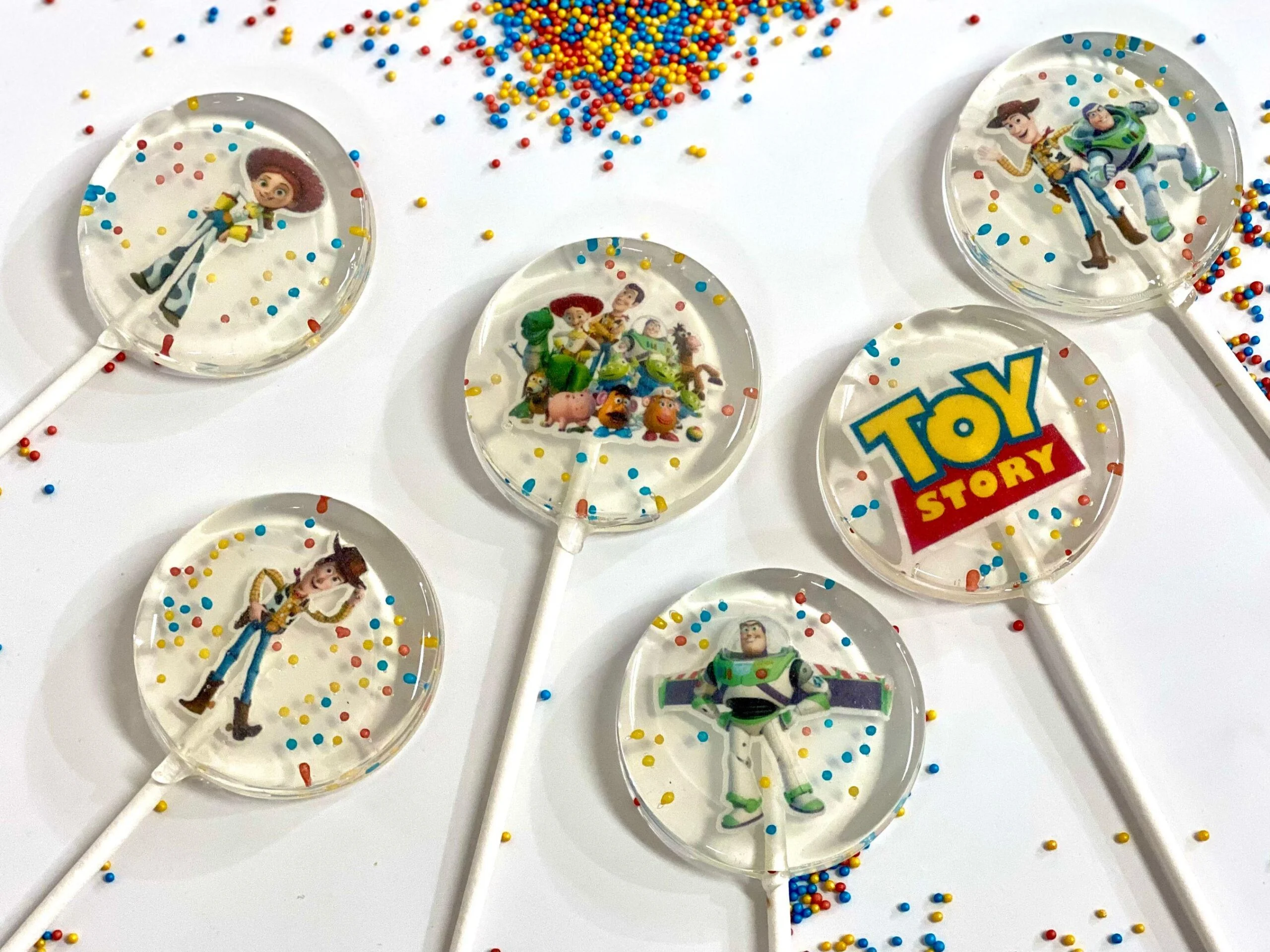 Personalized Toy Story Lollipops