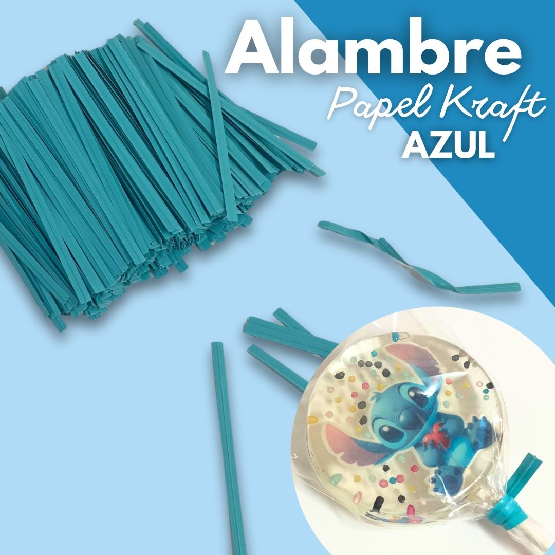 Blue kraft paper wire