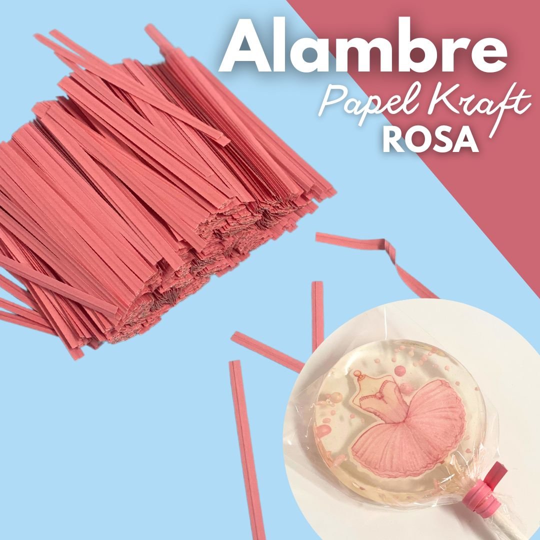 Pink kraft paper wire