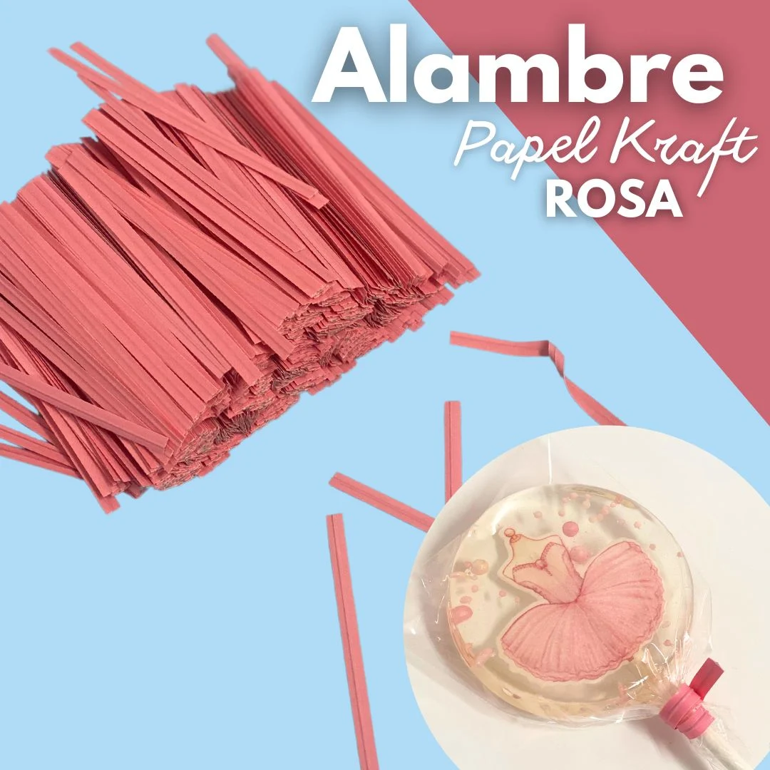 Pink kraft paper wire