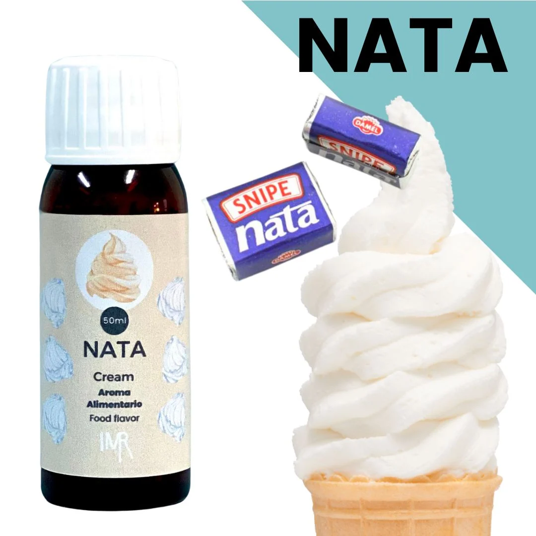 Aroma alimentario sabor nata