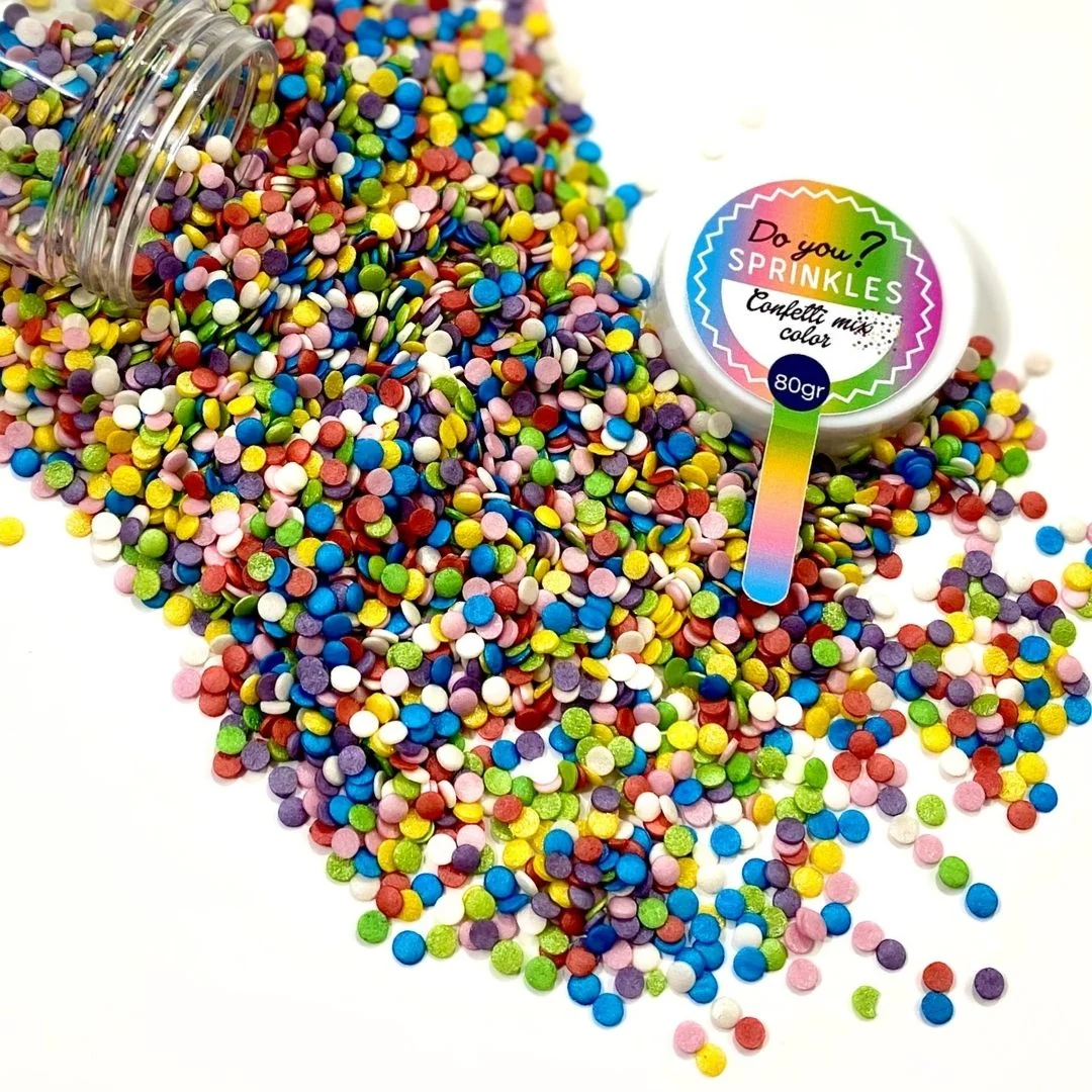 Confetti de azúcar mix color