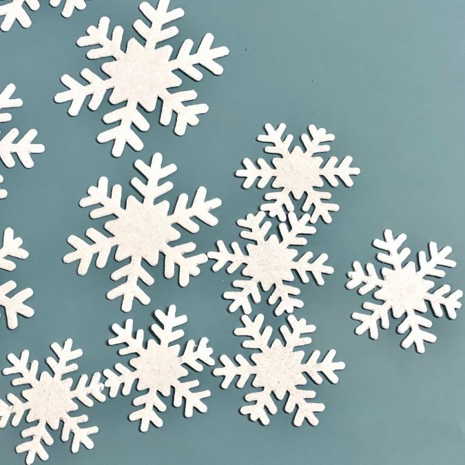Oblaten-Schneeflocken – Bild 3