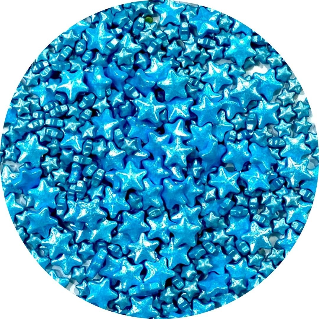 étoiles de sucre bleu métallique – Image 2