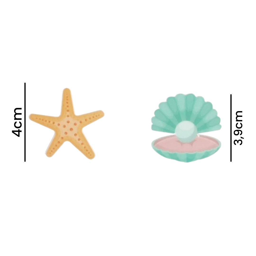 Motifs de sirène en gaufrette – Image 4