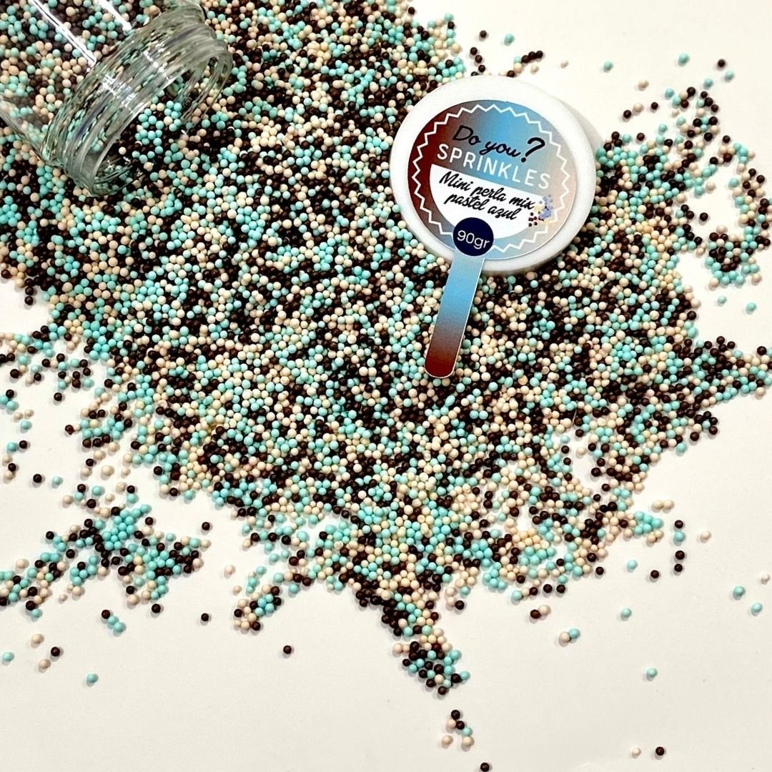 Mini-Perlenmix Pastellblau