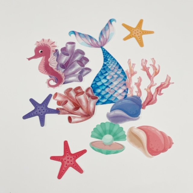 Motifs de sirène en gaufrette – Image 6