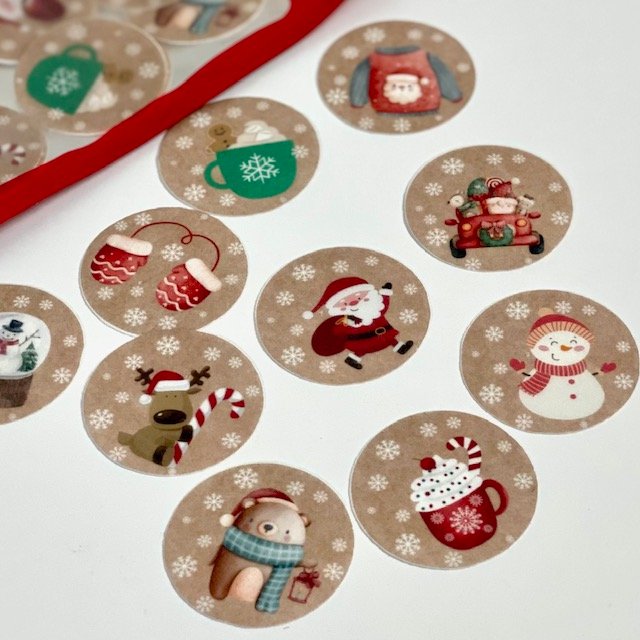 Vintage Oblaten Weihnachten – Bild 3