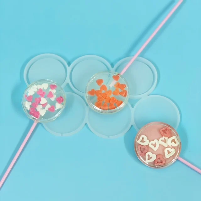 Moule en silicone à effet de cliquetis circulaire – Image 2