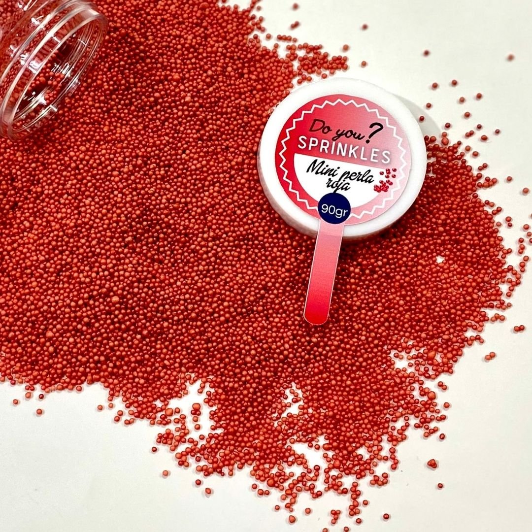 Mini-rote Perlen