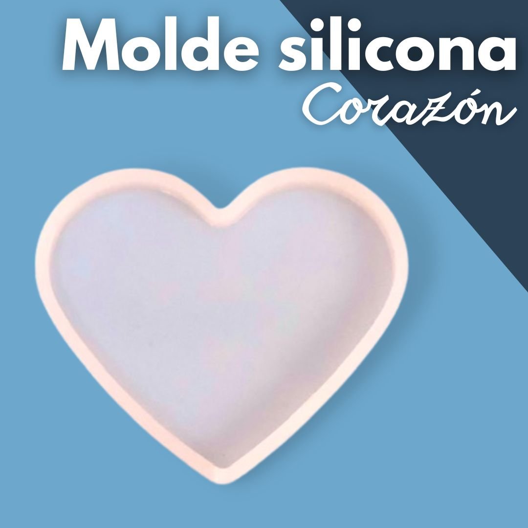 Heart-shaped silicone mold