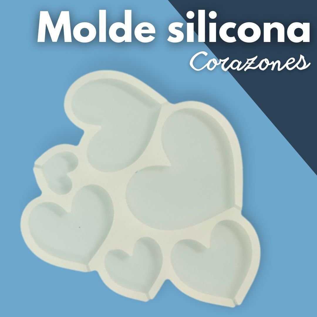 Silicone mold for heart-shaped lollipops