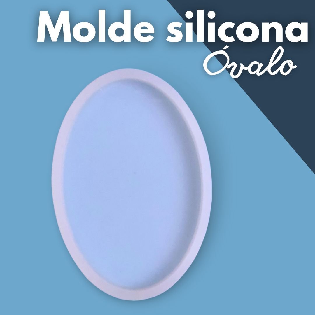 Oval-shaped silicone mold