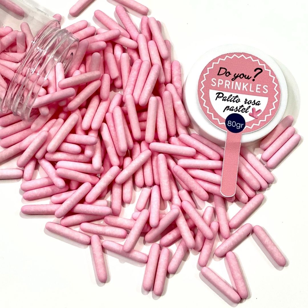 Pastellrosa Zuckerstangen
