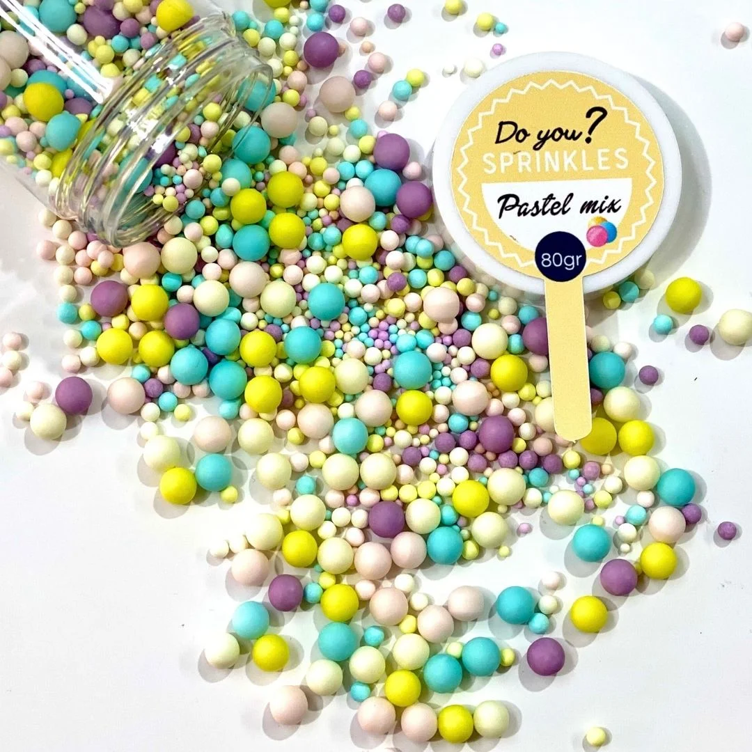 Perlas de azúcar pastel mix