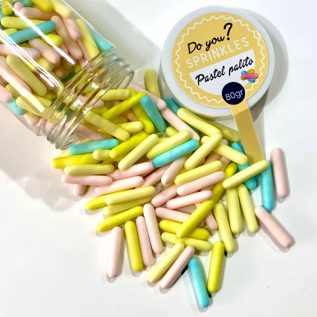 Palitos de azúcar pastel mix