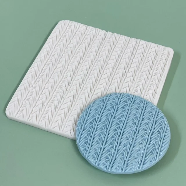 texture de point de croix en silicone