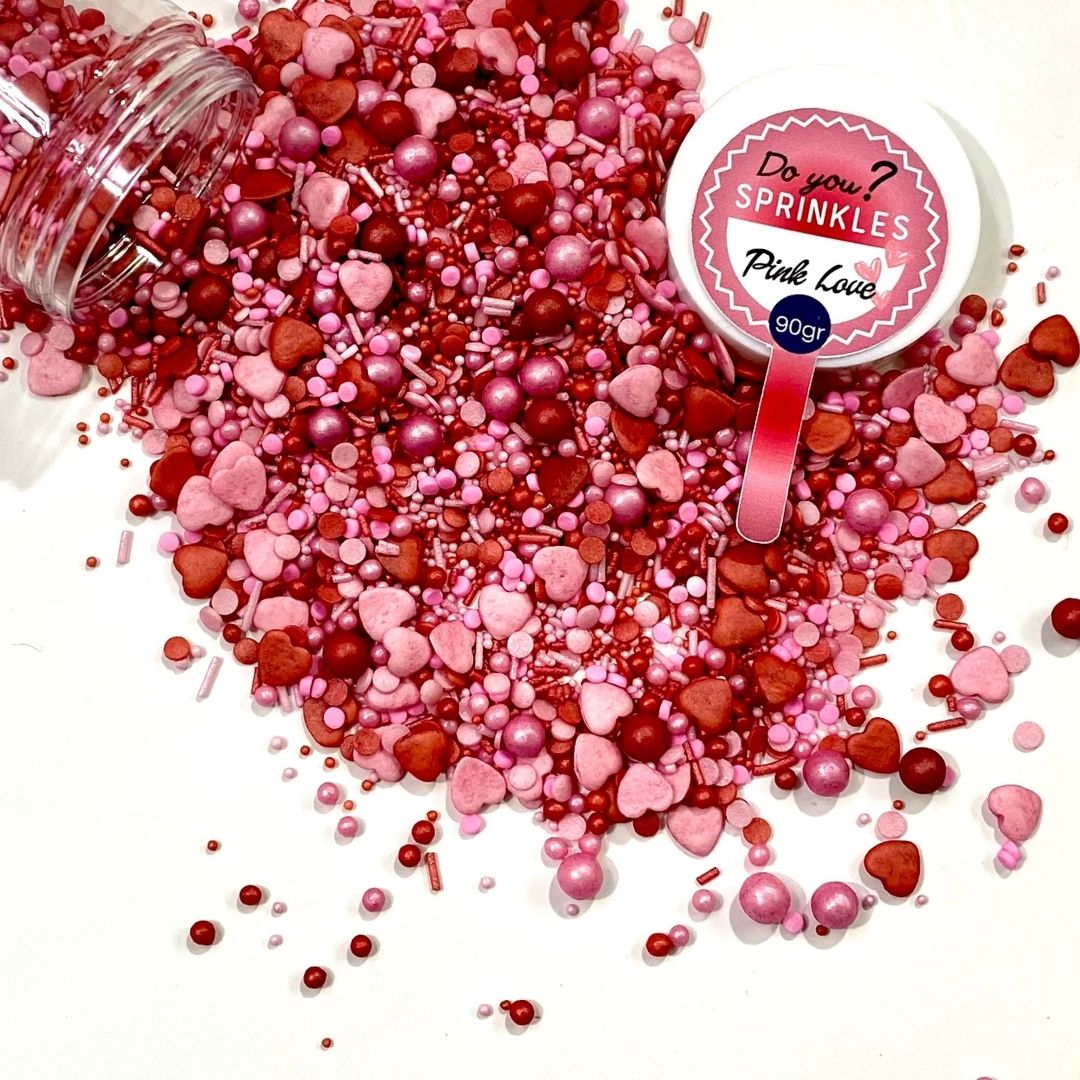 Streu rosa Liebe