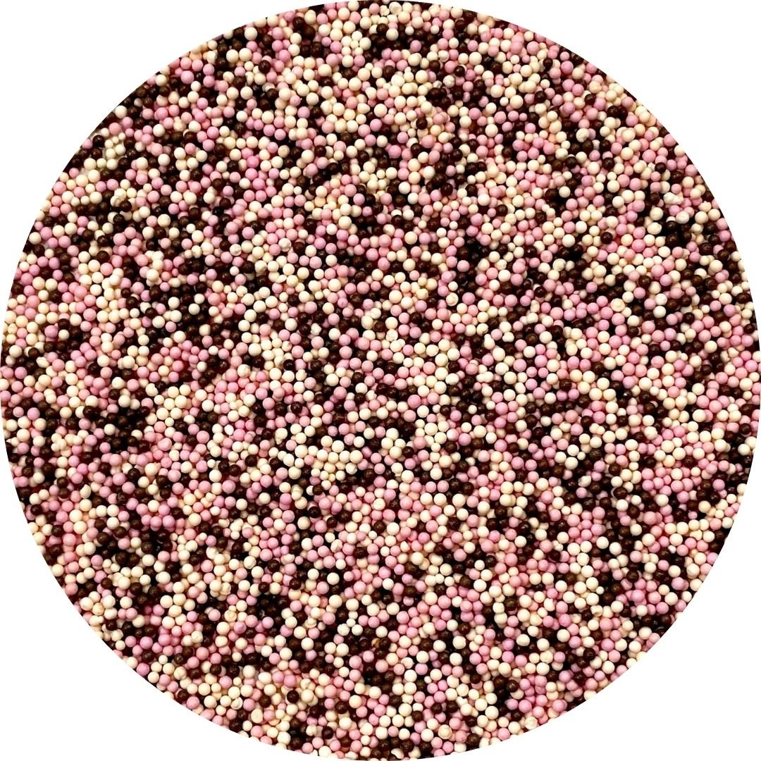 Mini-Perlenmix in Pastellrosa – Bild 2