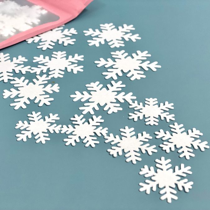 Oblaten-Schneeflocken – Bild 2