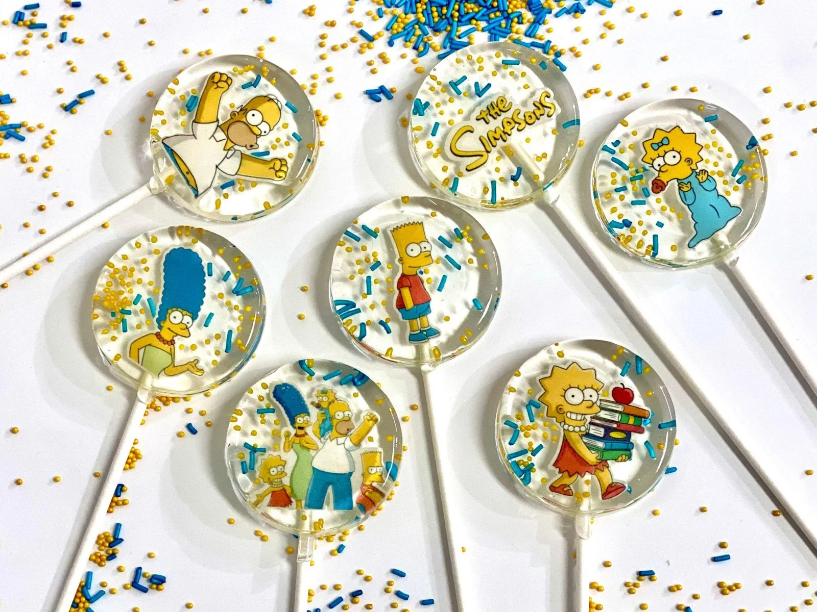 Piruletas personalizadas Los Simpsons