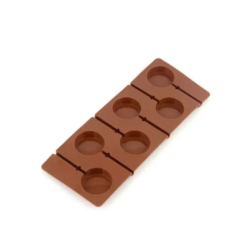 Silicona para piruletas de 6 cavidades