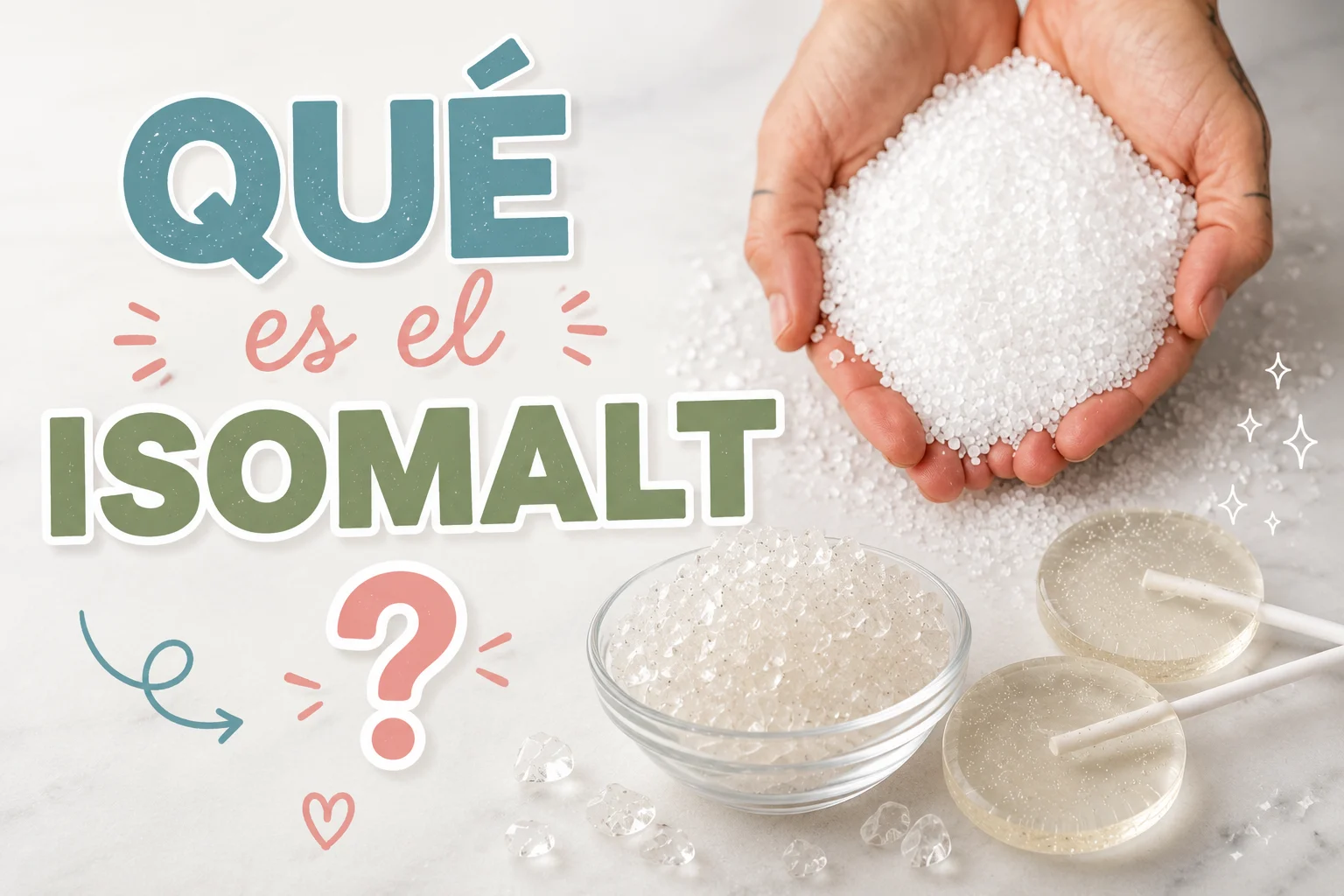 Qué es el isomalt y por qué se utiliza en confitería