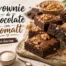 Brownie de chocolate con isomalt sin harina, con nueces