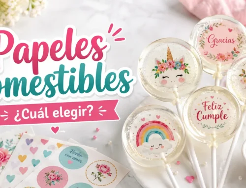 Papel de arroz, papel de oblea o papel de azúcar: ¿cuál elegir y cuál funciona mejor con isomalt?